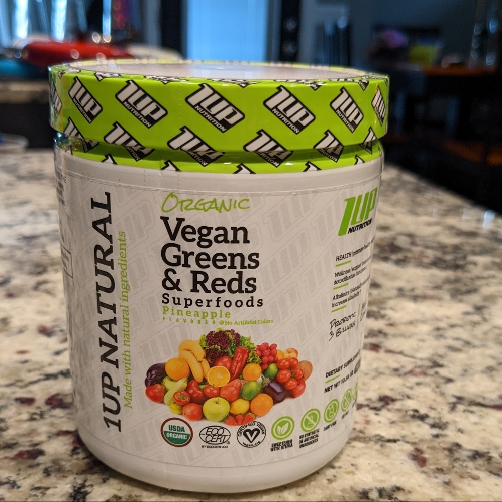 1Up Natural Vegan Greens & Reds Superfoods